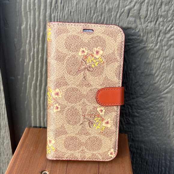 Coach Accessories - Coach Floral Monogram iPhone XR Case Wallet